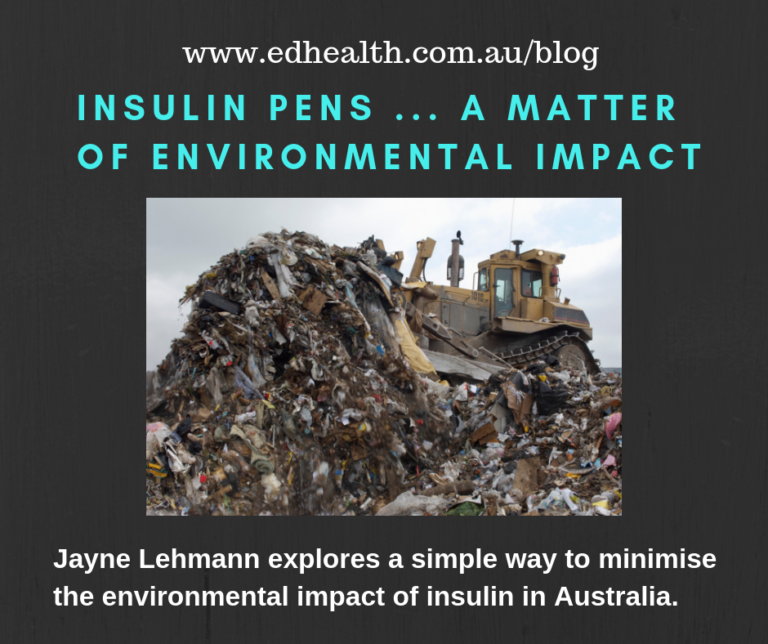 Insulin pens … A matter of environment impact EdHealth Australia